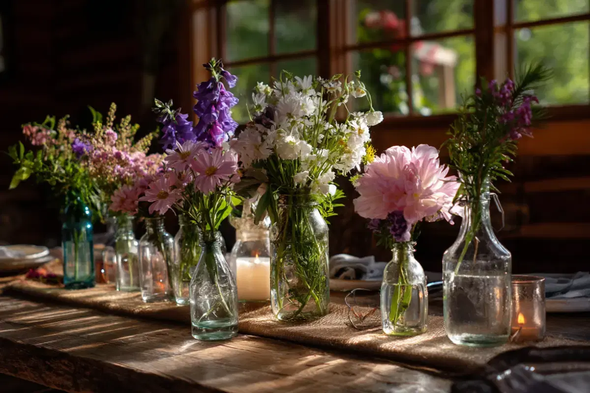 DIY : Centres de table floraux magnifiques sans se ruiner